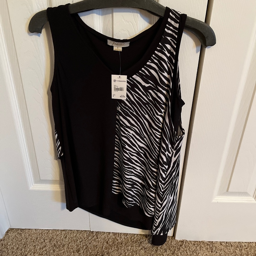 Prelude Zebra stripe top